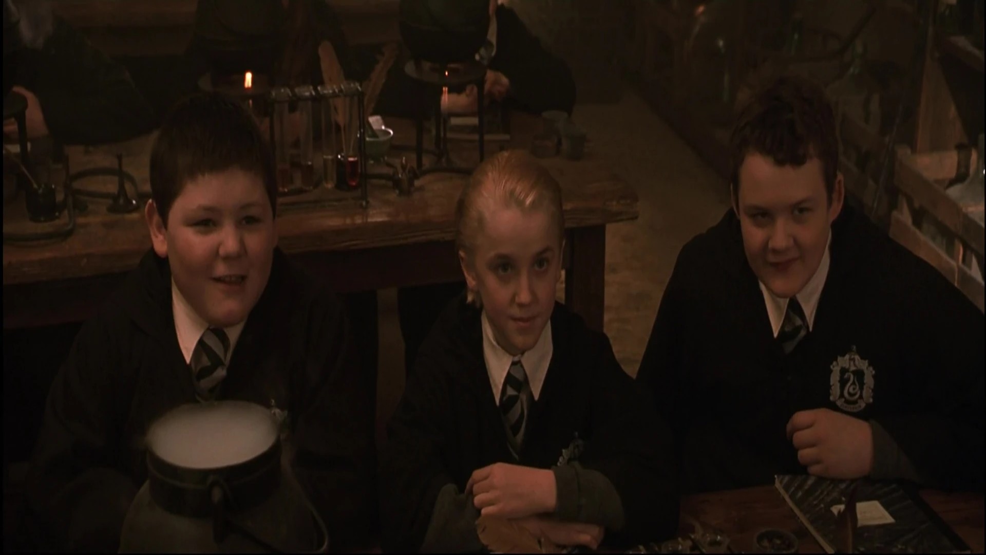 19. Draco Malfoy and Crabbe & Goyle