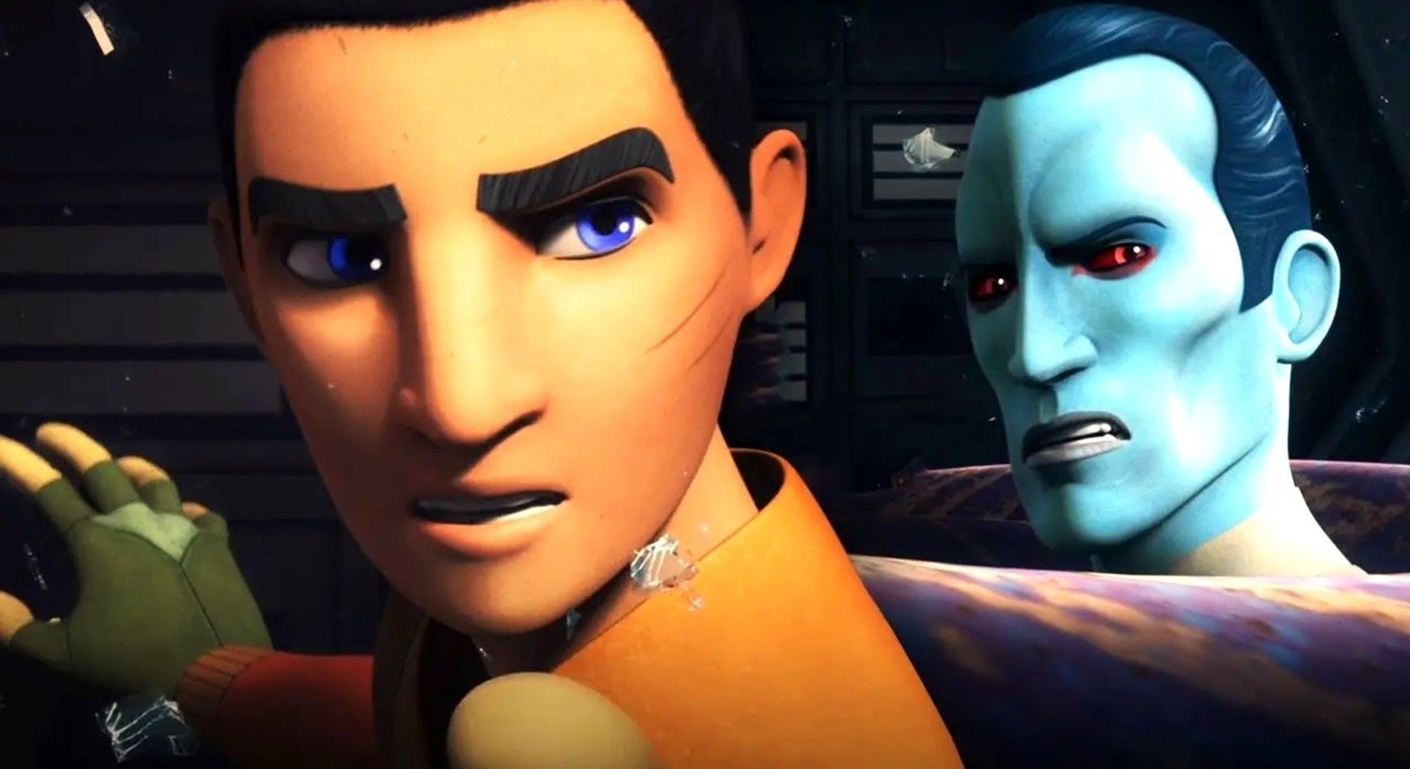 19. Ezra pulls Thrawn into Hyperspace