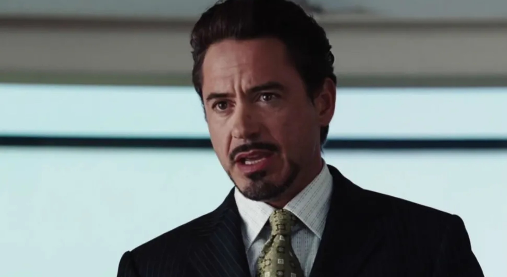 2. Downey Jr. Improvised “I Am Iron Man.”