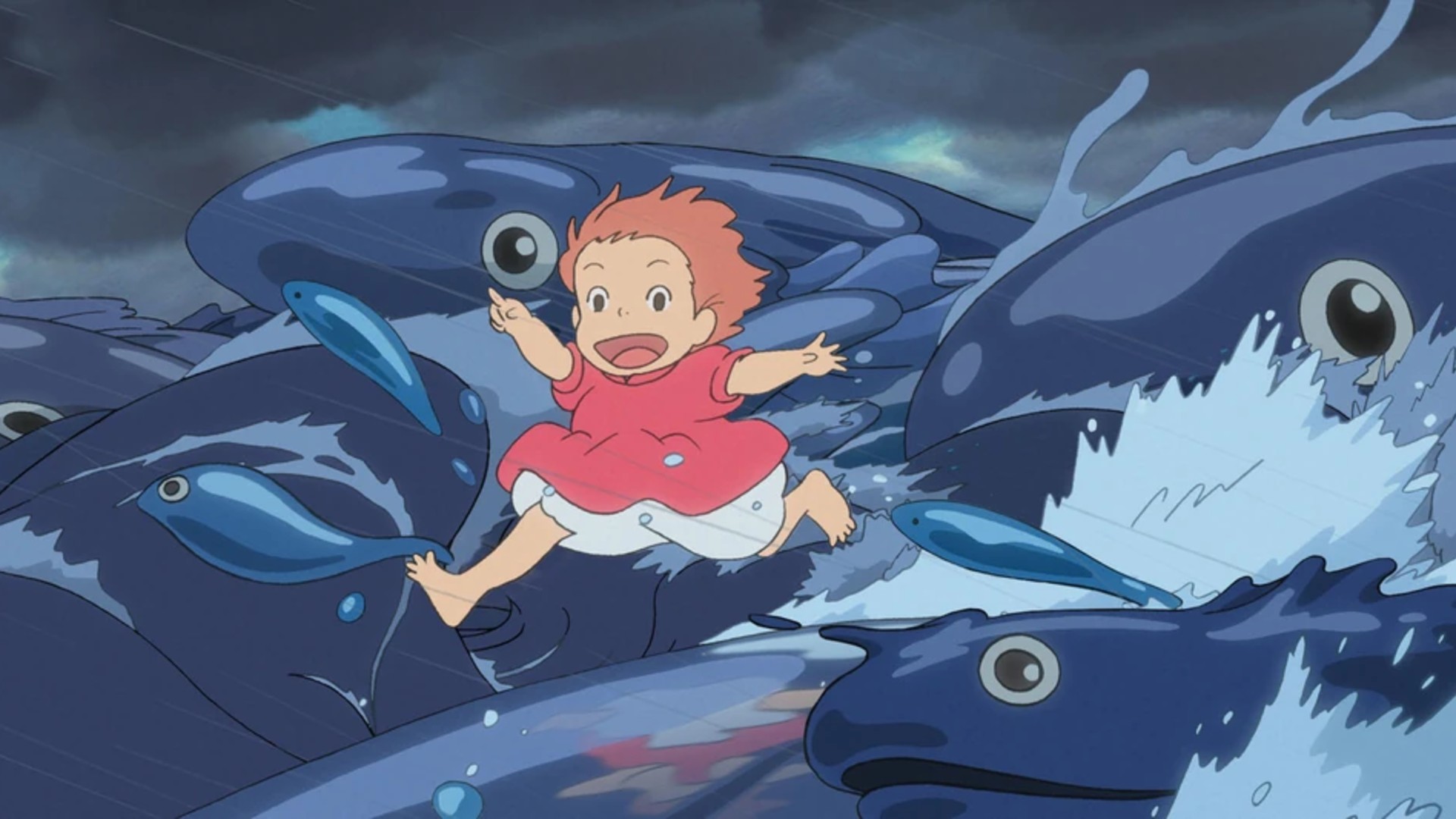 6. When Ponyo Almost Turns to Sea Foam – Ponyo