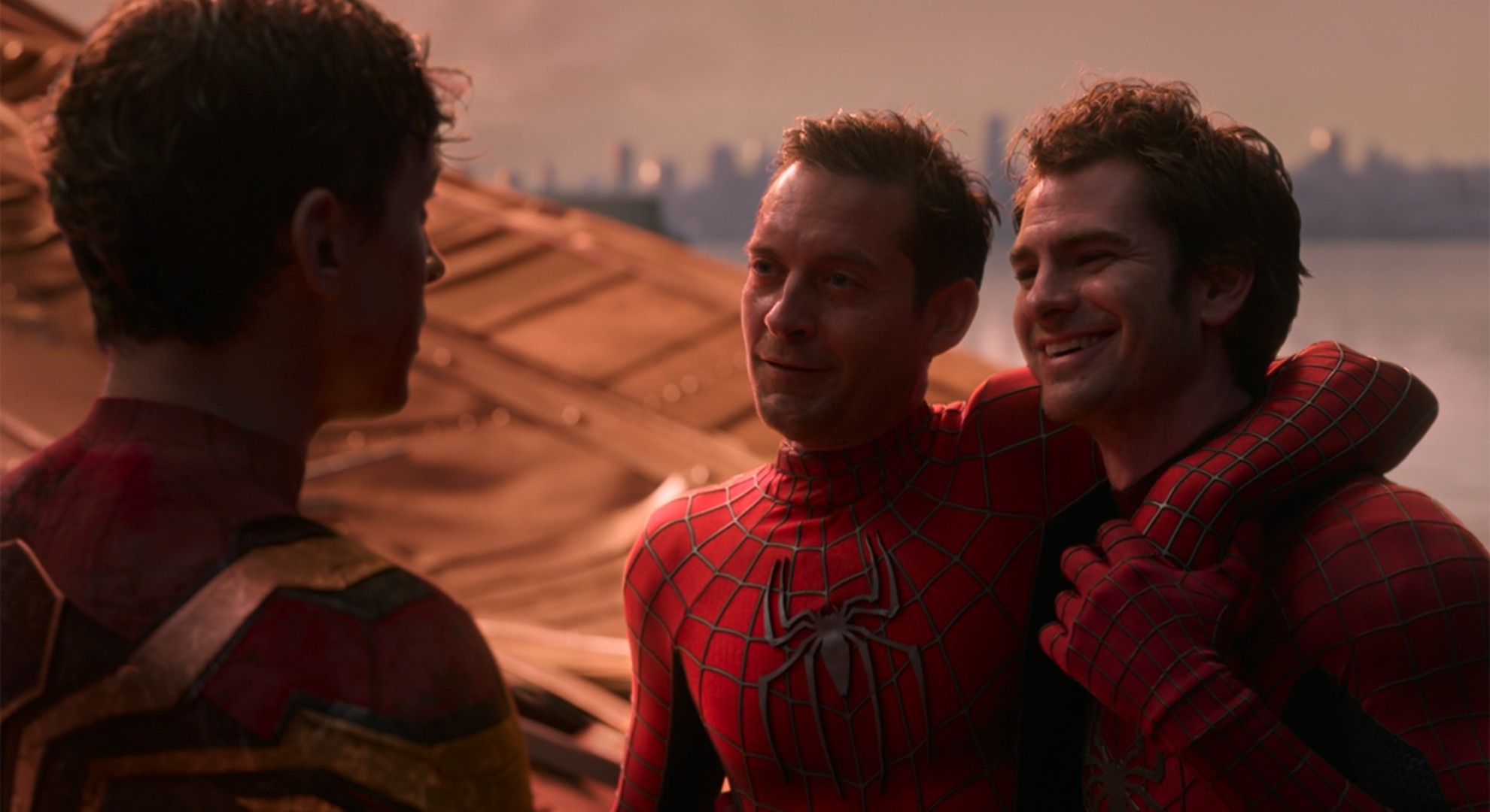 24. Three Spider-Men (Spider-Verse live-action team-up)