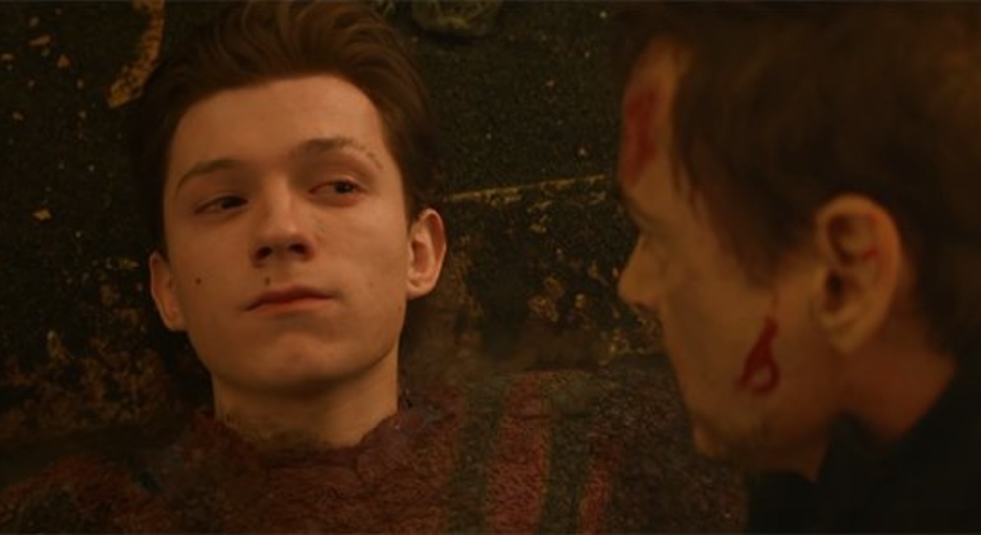 17. Spider-Man’s “Mr. Stark” Scene Was Improvised