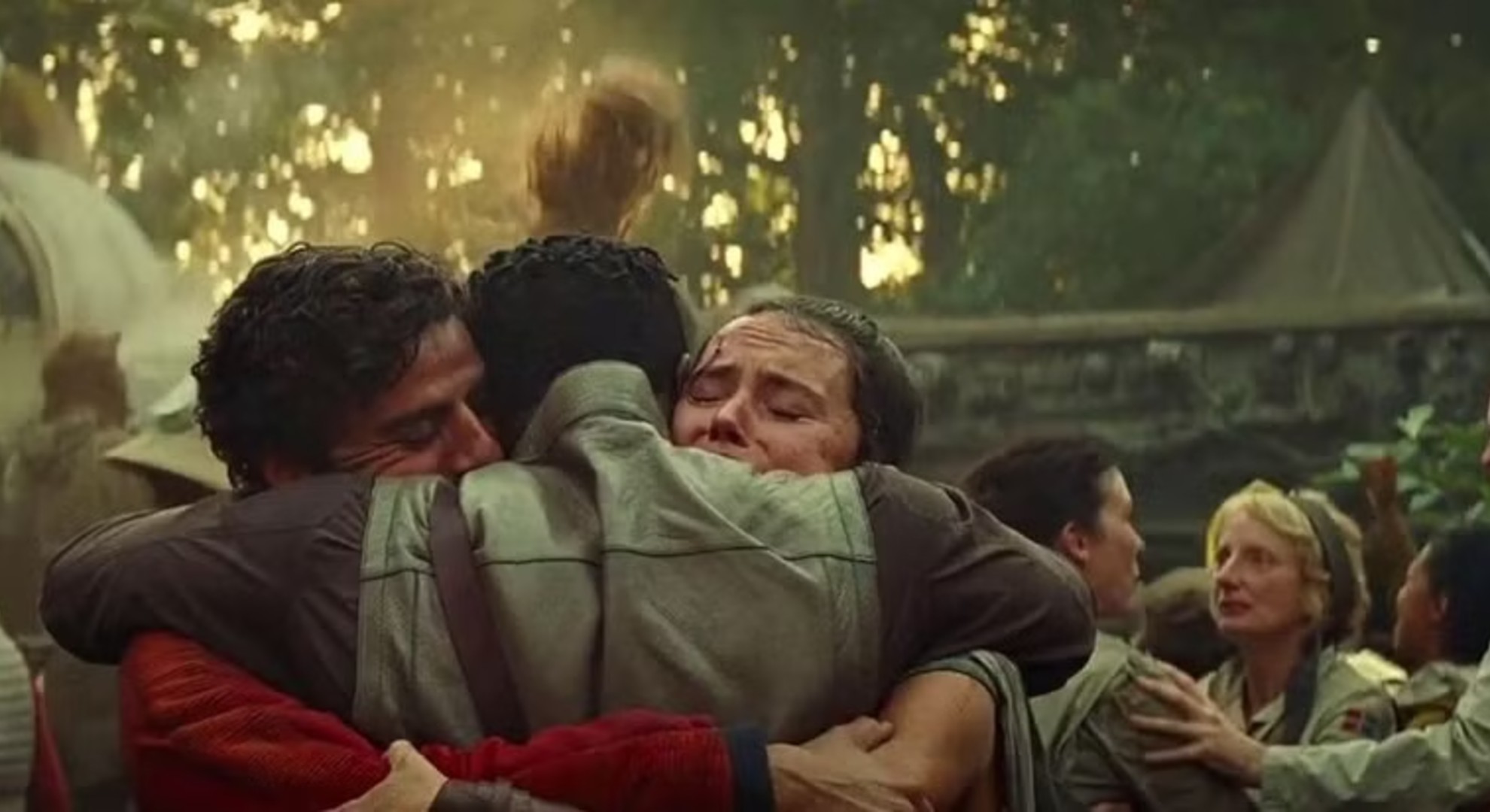 25. The Final Hug of Rey, Poe, and Finn (The Rise of Skywalker)