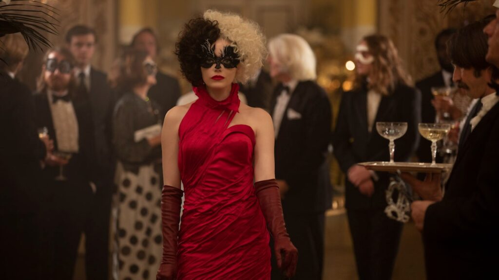Cruella Emma Stone Red Dress 1 1024x576