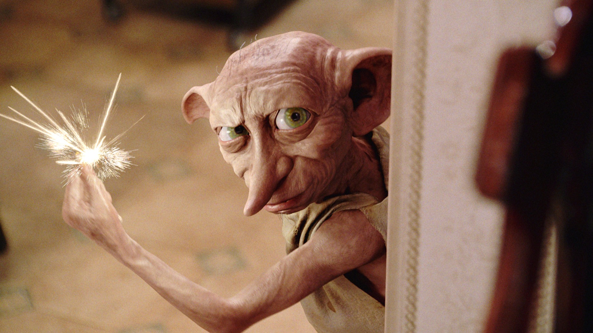 7. Dobby (voice of Toby Jones)