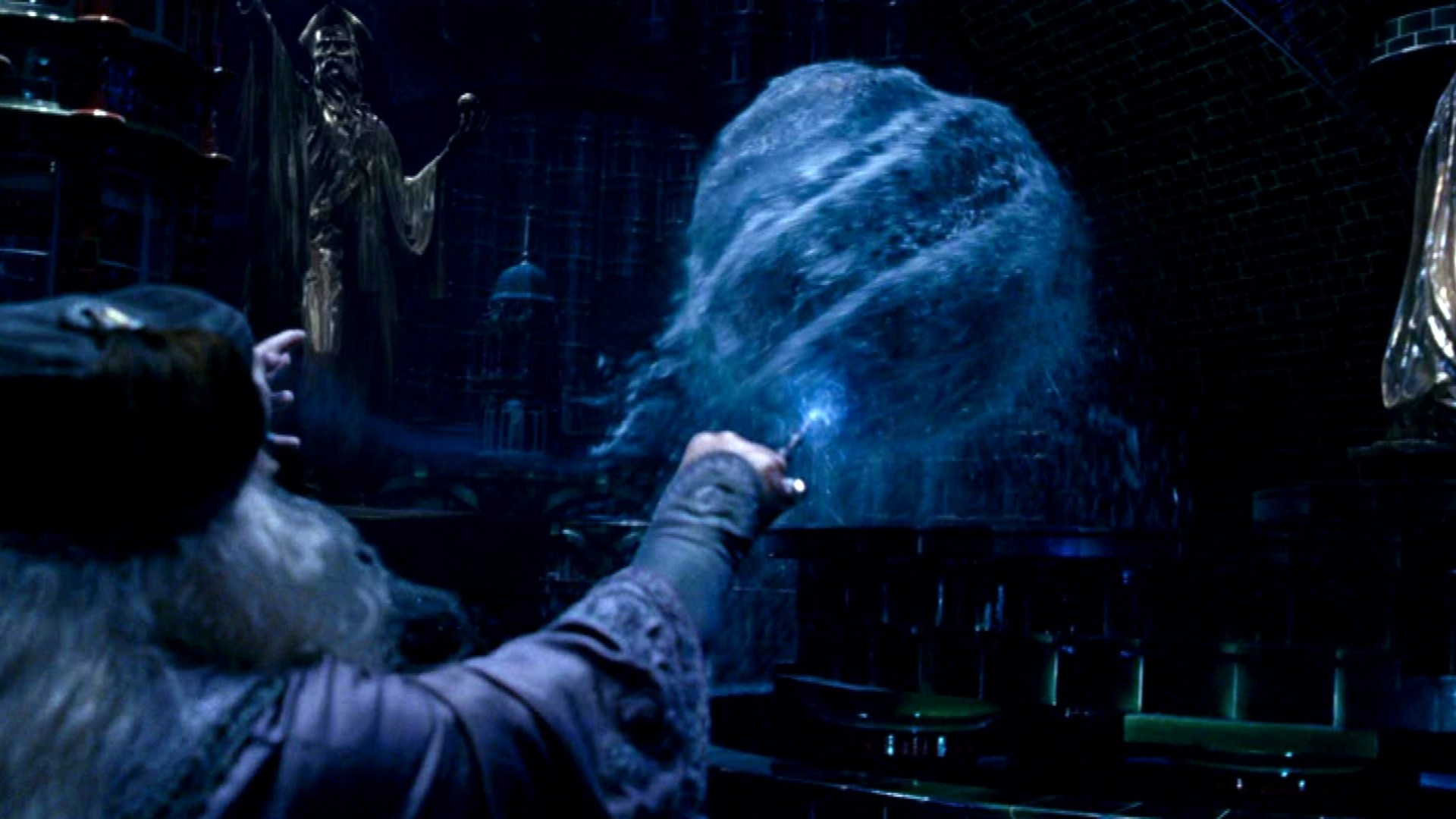1. Dumbledore vs. Voldemort (Order of the Phoenix)
