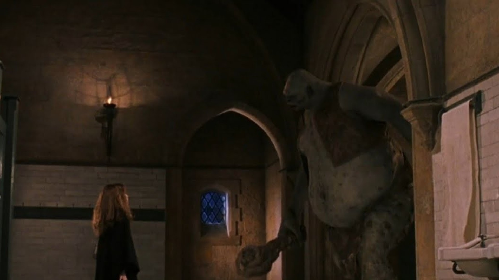 23. Harry, Ron & Hermione vs. Troll (Philosopher’s Stone)