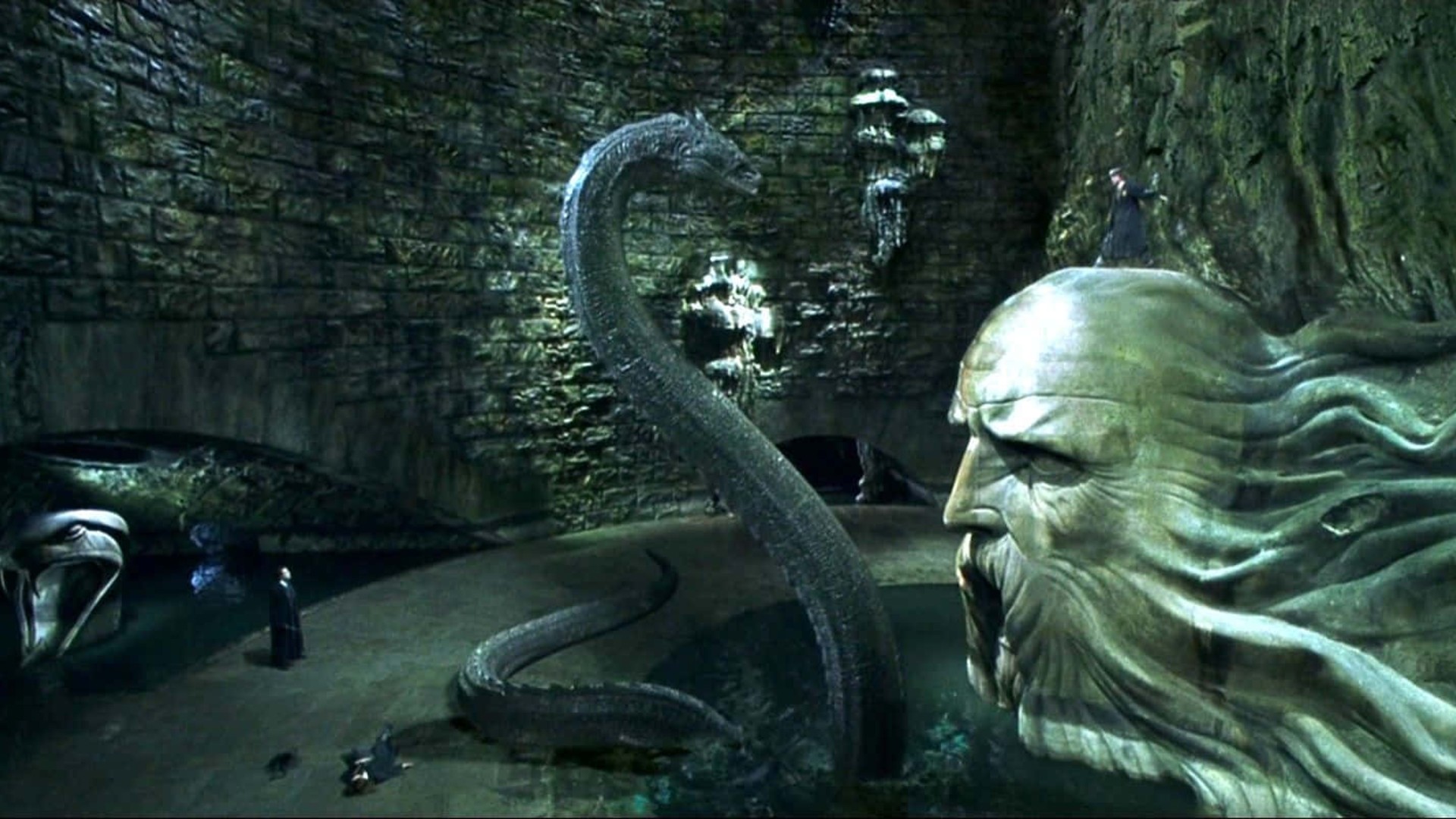 9. Harry vs. the Basilisk (Chamber of Secrets)