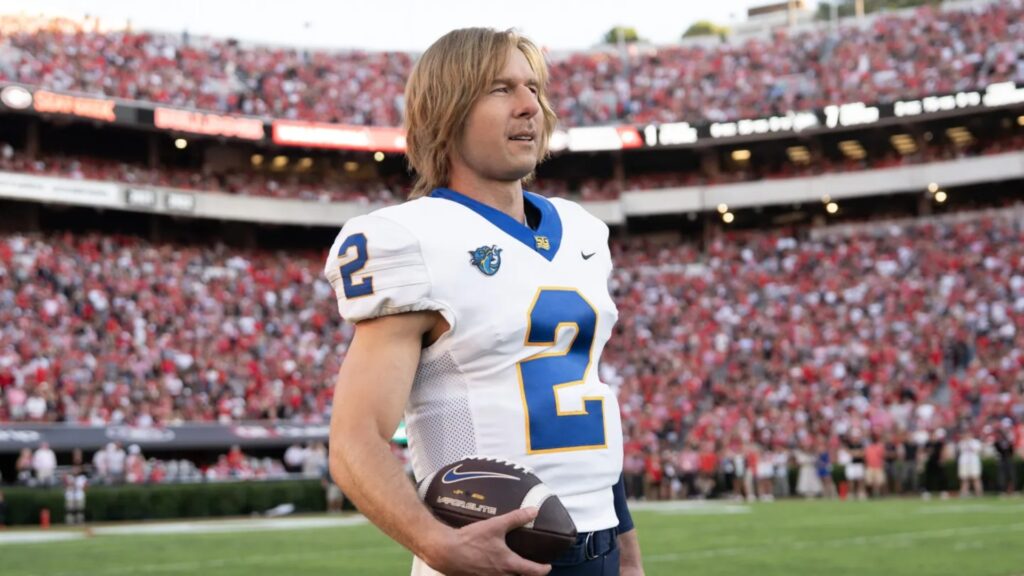 Glen Powell’s 'Chad Powers' Finale Brings Betrayals, Hidden Truths, And A Big Cliffhanger Chad Powers 3 1 1024x576