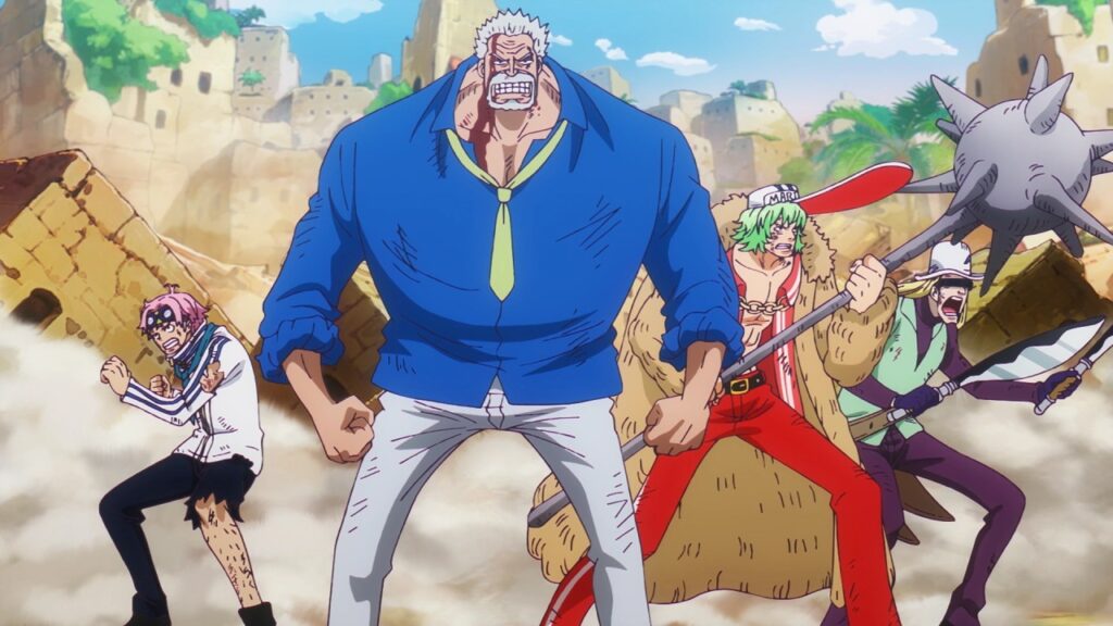 Why Garp Saved Koby But Did Not Do the Same For Ace? garp and sword battle pirates on hachinosu (1)