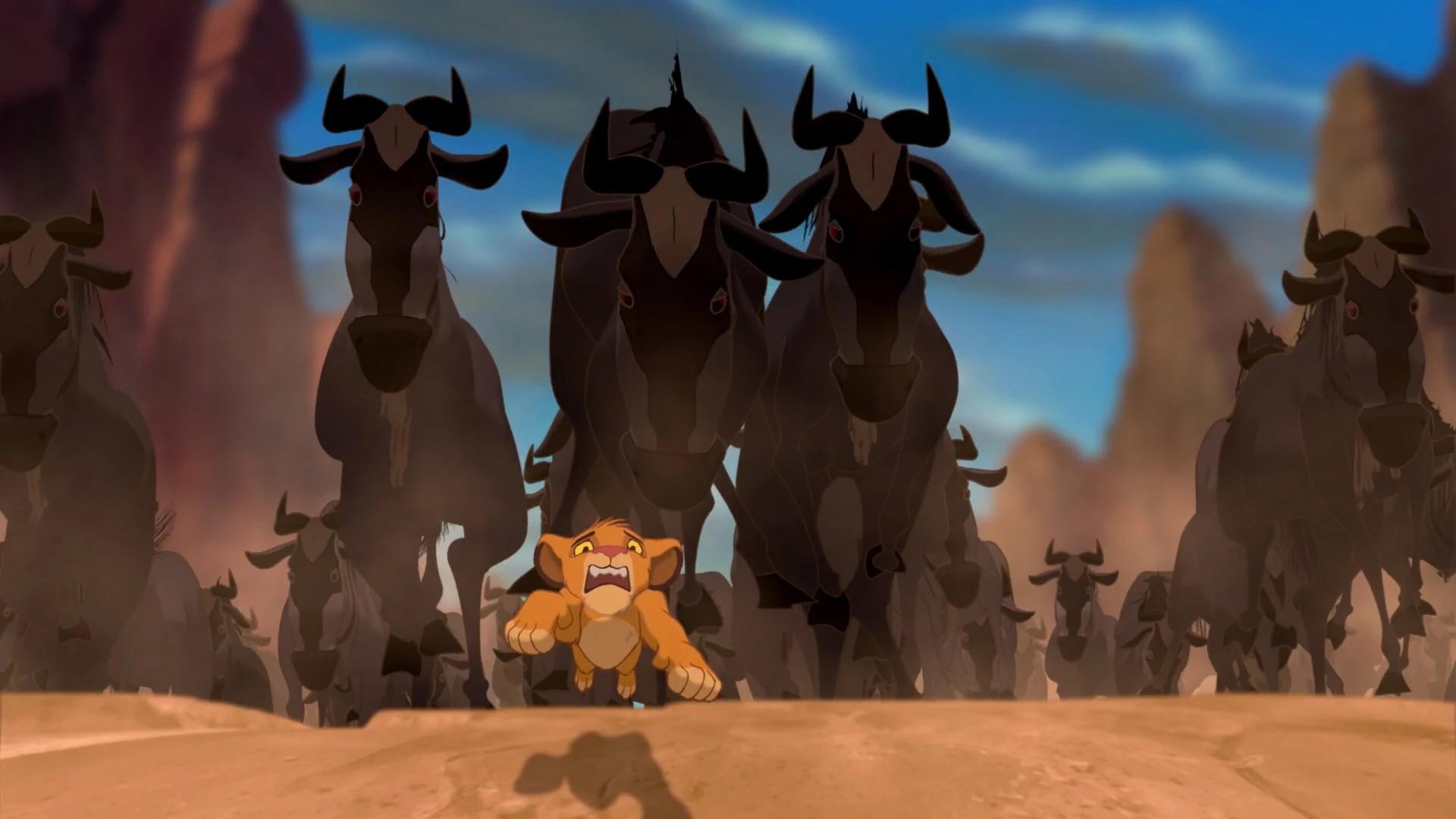 10. The Stampede in The Lion King