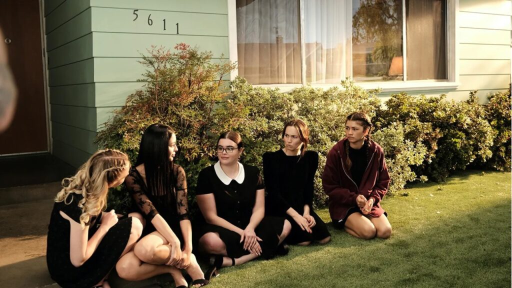 Four years later, 'Euphoria' finally confirms its return, and everything has changed Euphoria Sydney Sweeney Alexa Demie Barbie Ferreira Maude Apatow Zendaya 1 1024x576