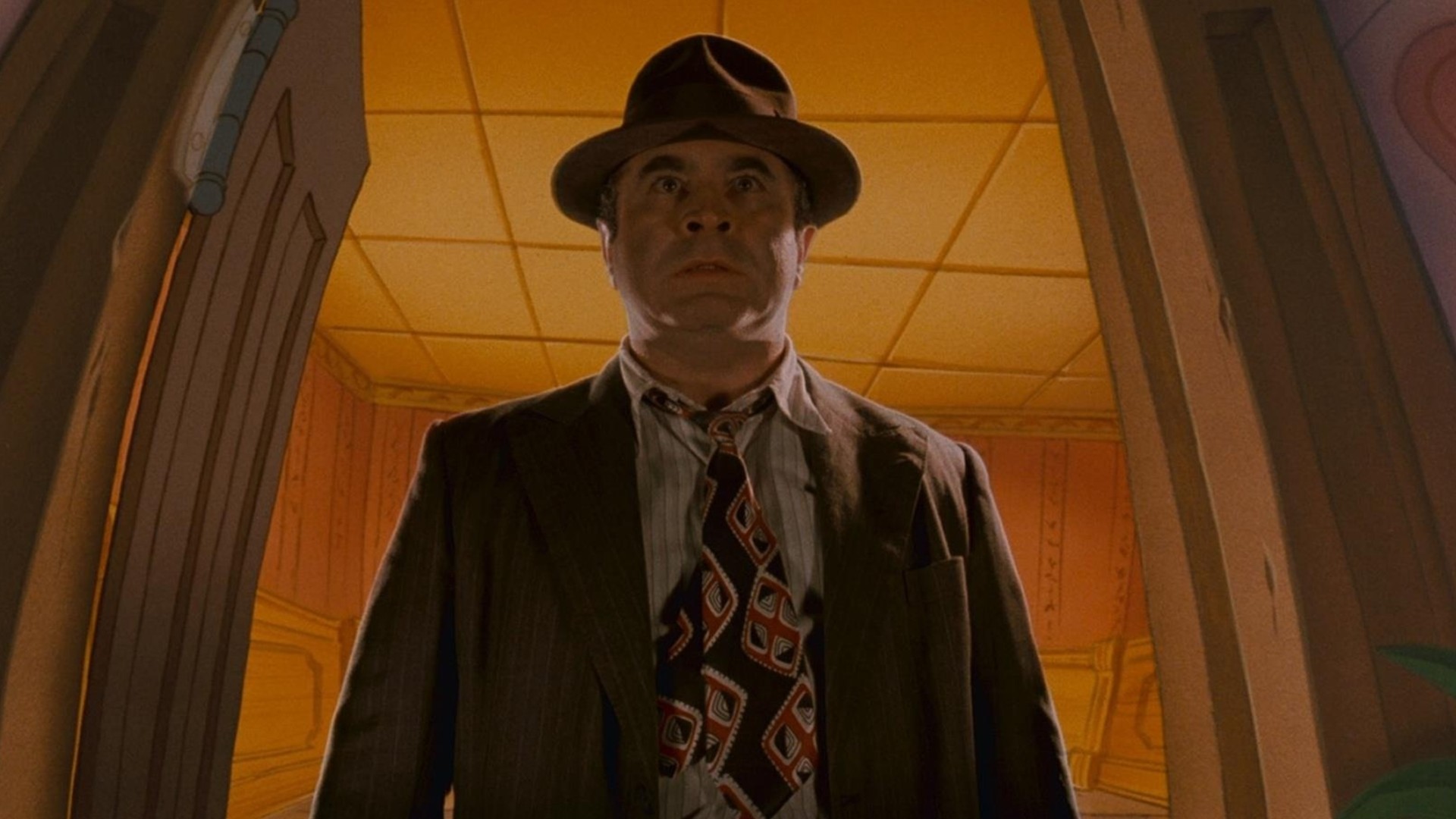 10. Bob Hoskins Losing His Grip on Reality for Roger Rabbit