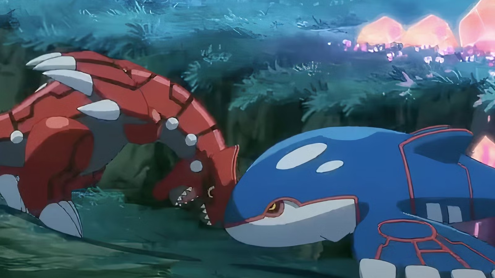 6. Groudon & Kyogre