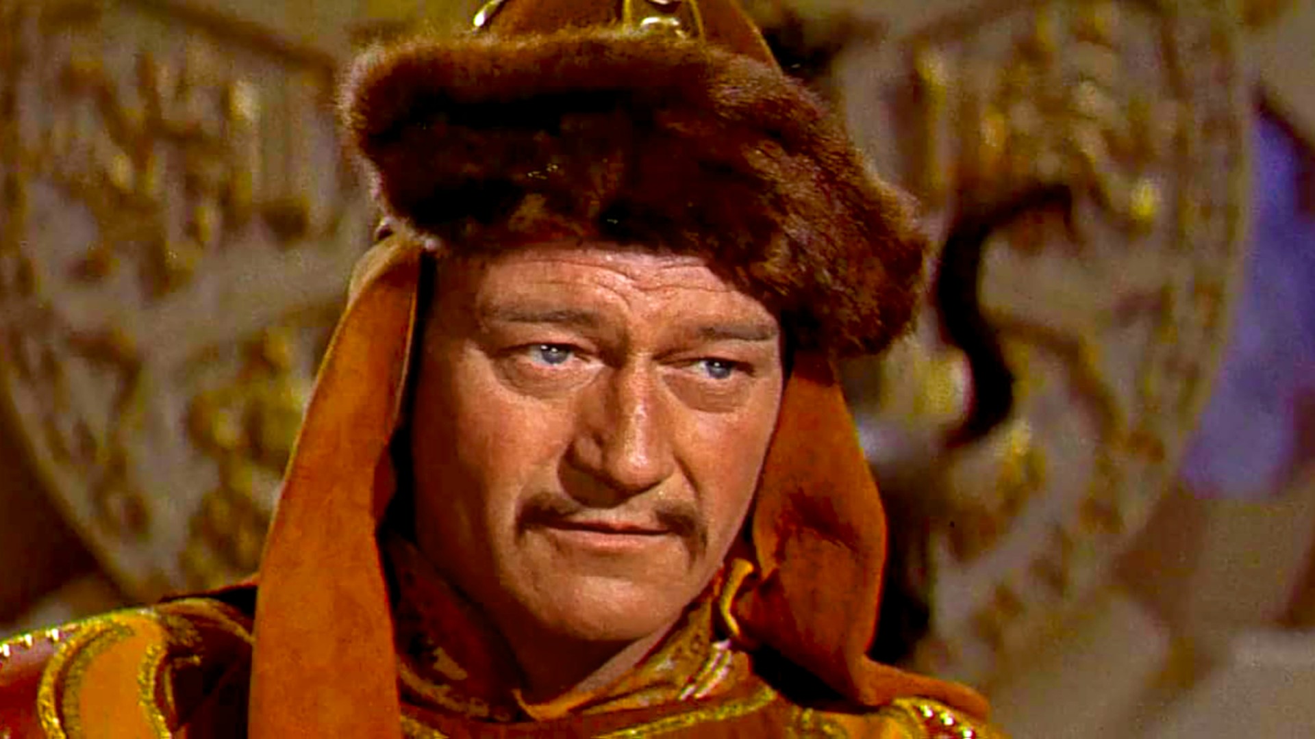 1. John Wayne as Genghis Khan