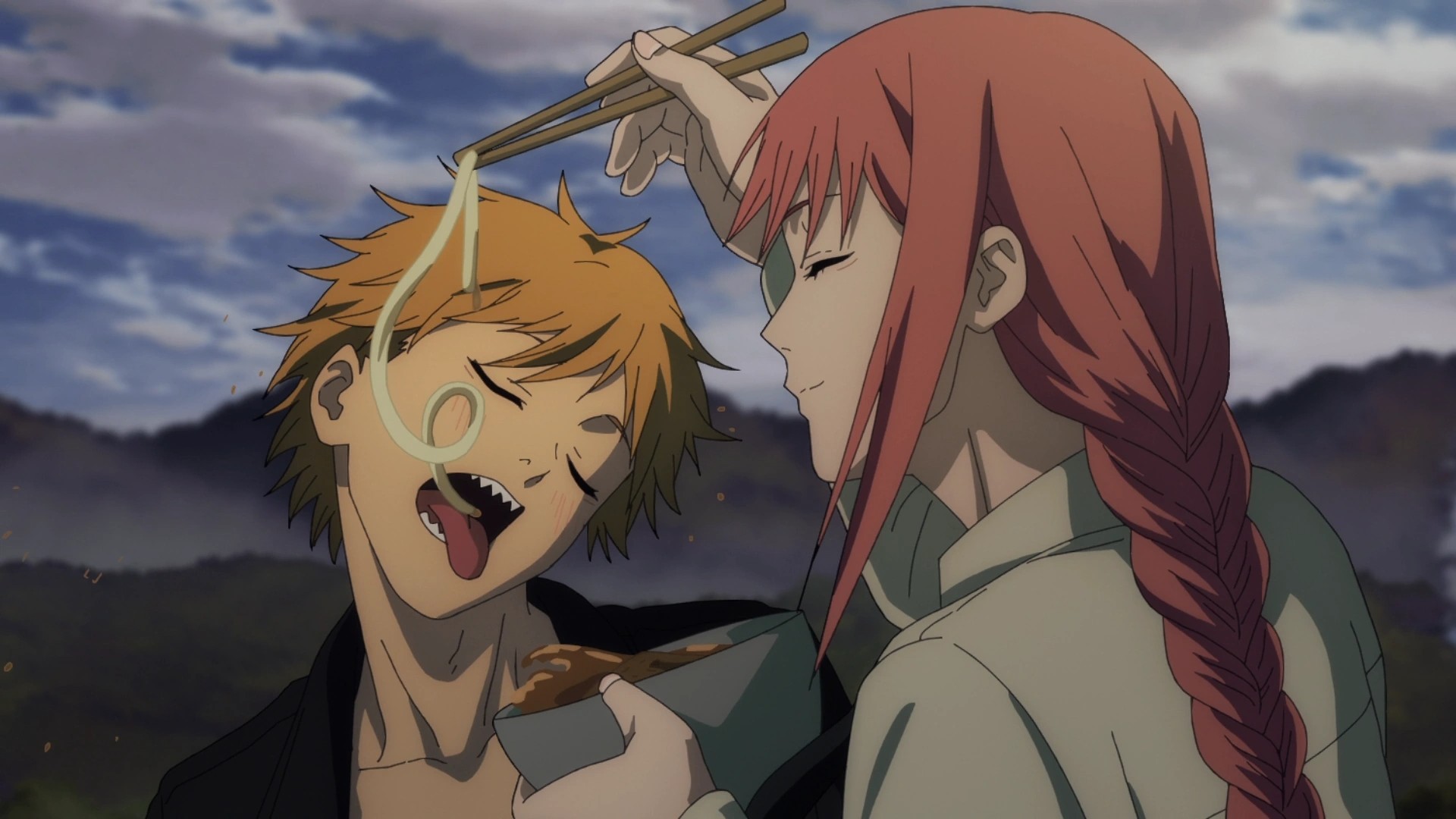 9. Makima & Denji (Chainsaw Man)