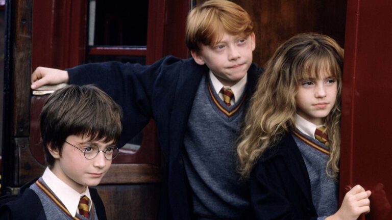 harry potter trio movie stills