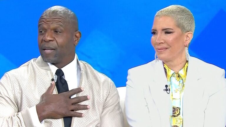 terry crews rebecca crews the today show stills